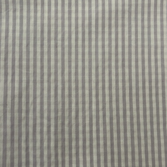 Theory mens lilac White Plaid Buttons Down Shirt Size 17 R - Picture 5 of 11